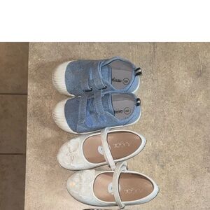 2 pair girls size 9 shoes all lightly worn